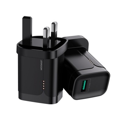 Joyroom 2020 New Arrival Charger UK 18W QC 3.0 Fast Charging  Charger For Mobile Phone