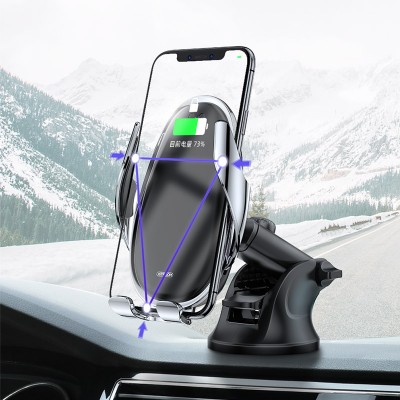 Joyroom new arrival smart adjustable Infrared electronic wireless phone holder car